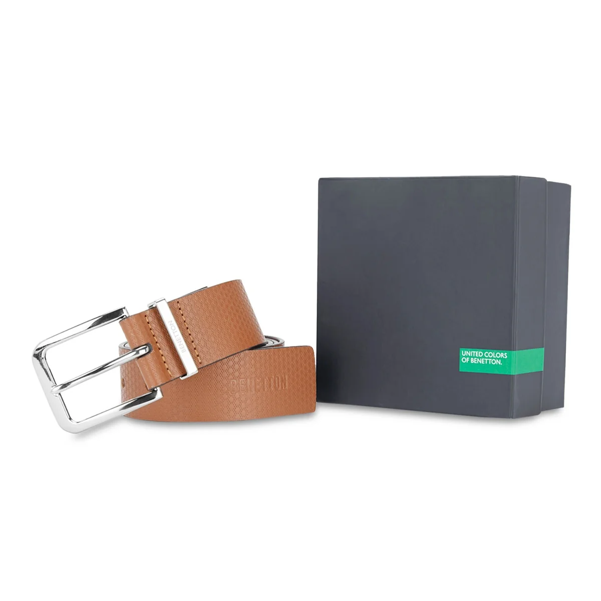 United Colors of Benetton Reloy Non Reversible Belt - Image 6