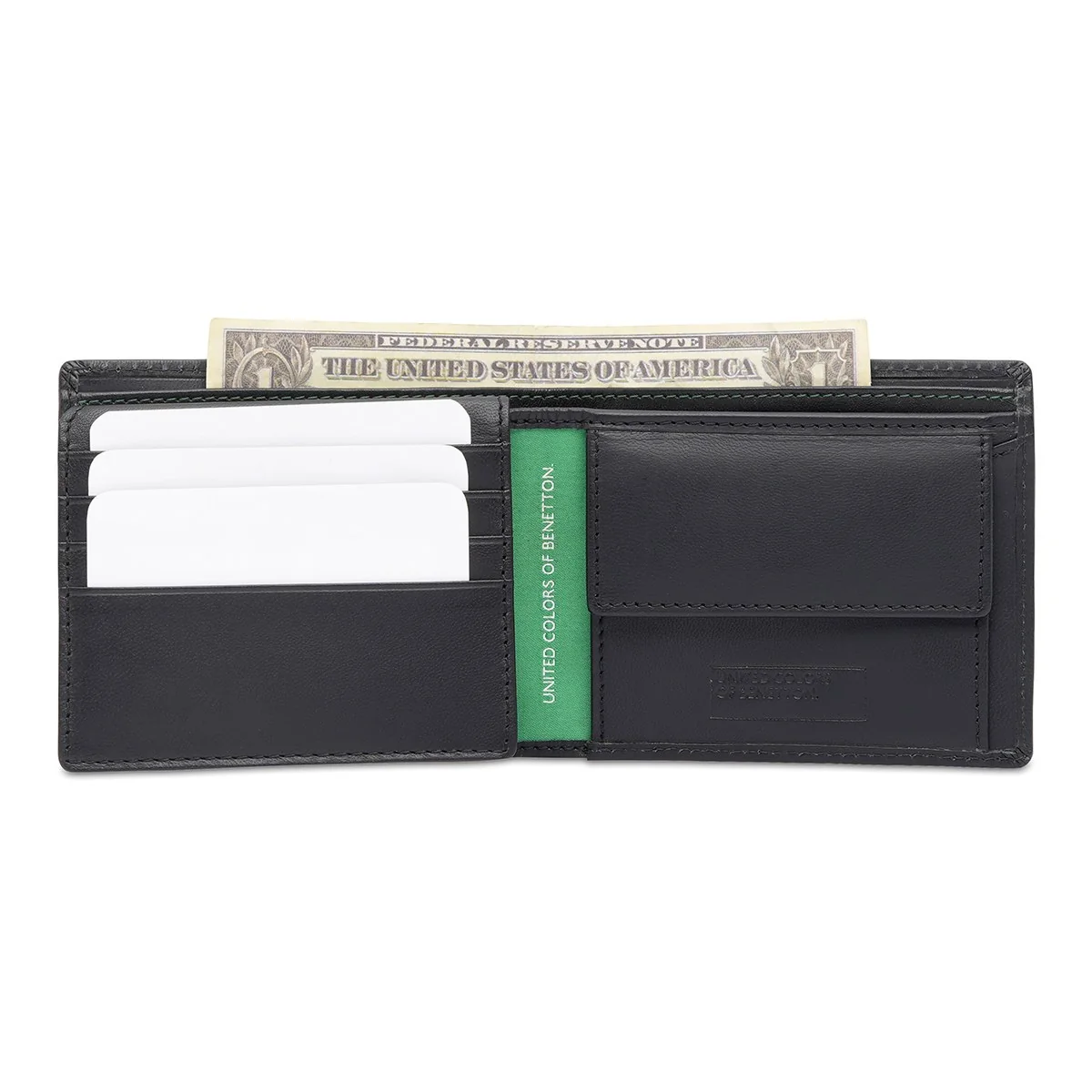 United Colors of Benetton Rembla Men's Multicard Coin Wallet - Image 5