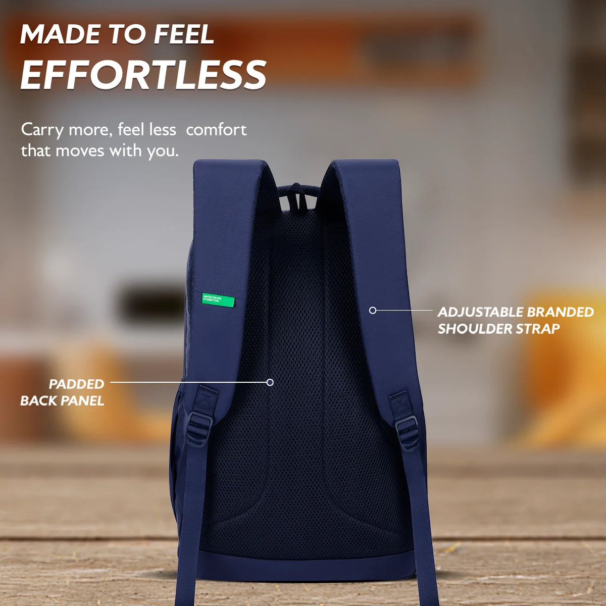 United Colors of Benetton Runway Non Laptop Backpack - Image 5