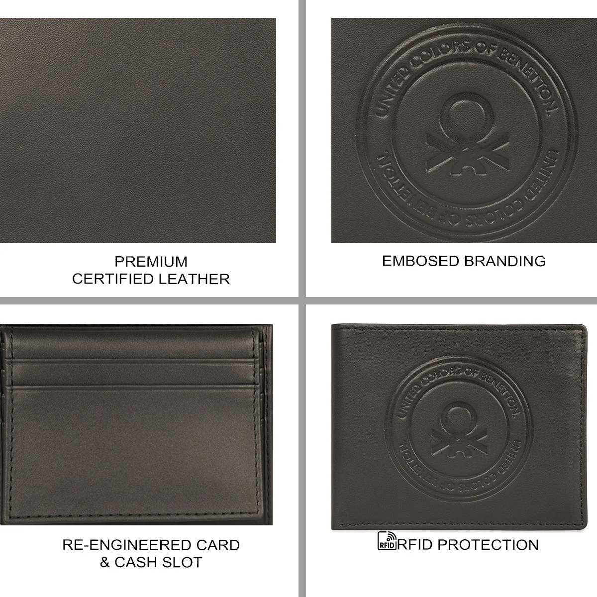 United Colors of Benetton Savile Men's Passcase Wallet - Image 7