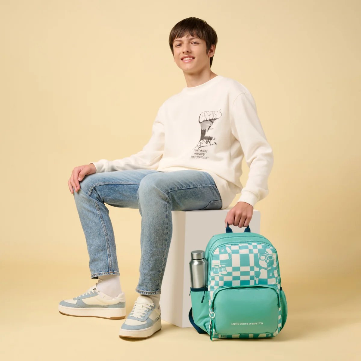 United Colors of Benetton Snoopy Non Laptop Backpack - Image 2