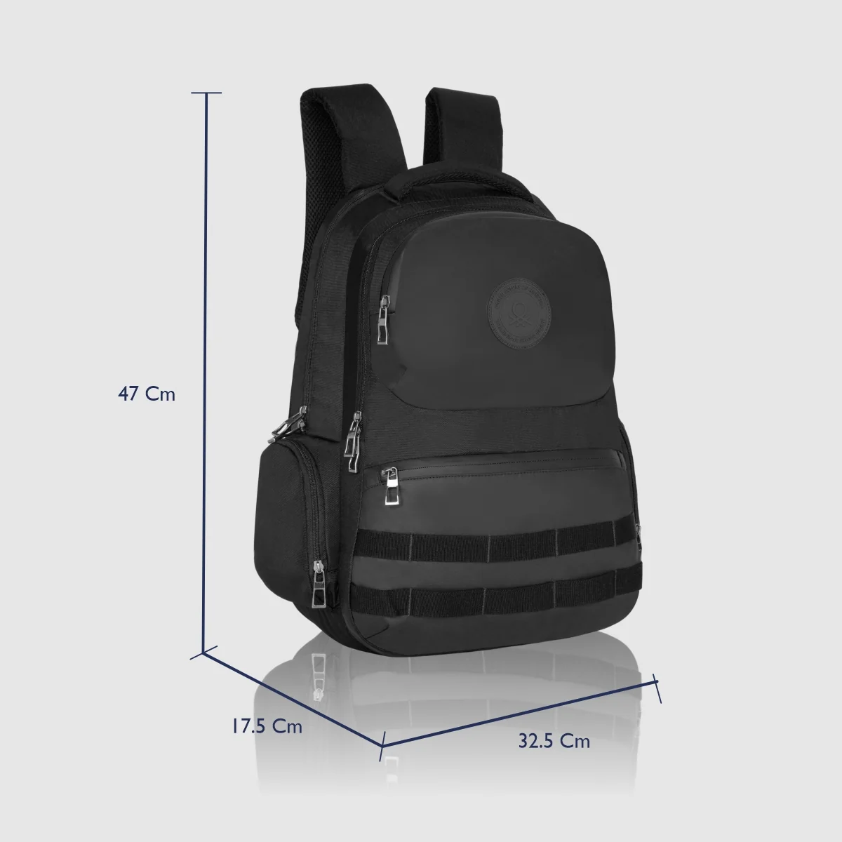 United Colors of Benetton Stealth Laptop Backpack - Image 2