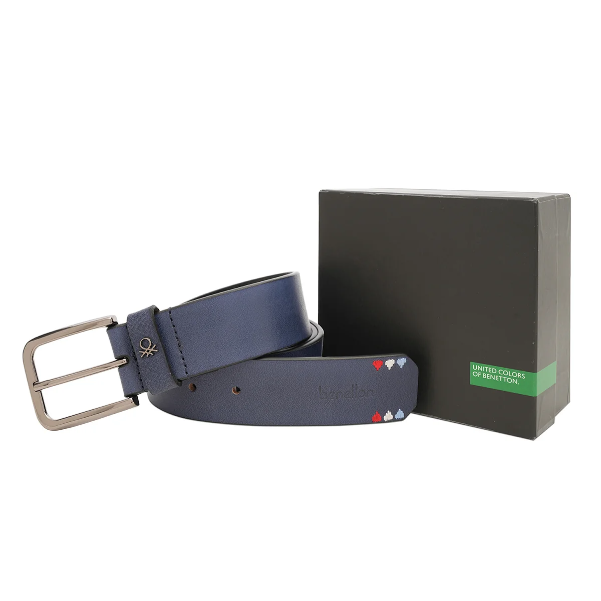 United Colors of Benetton Thalara Men's Non Reversible Belt - Image 6