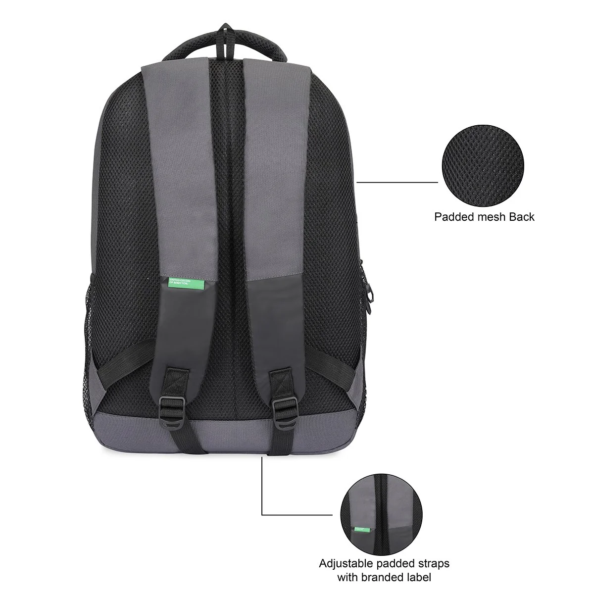 United Colors of Benetton Thunderbolt Laptop Backpack - Image 4