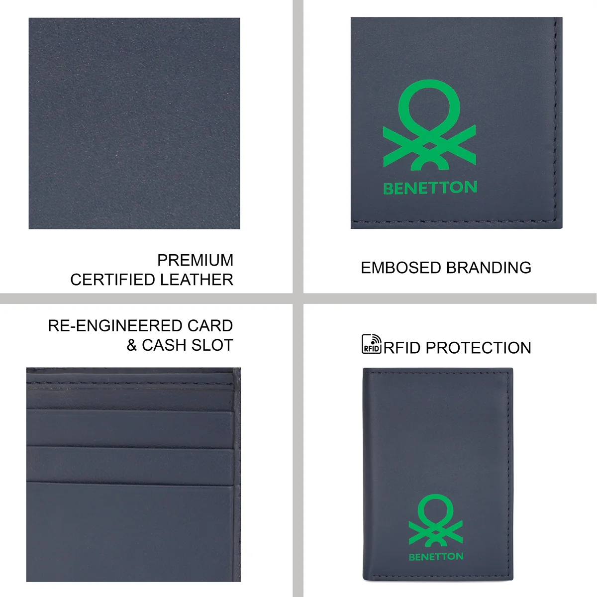 United Colors of Benetton Toledo Men's Trifold Wallet - Image 7