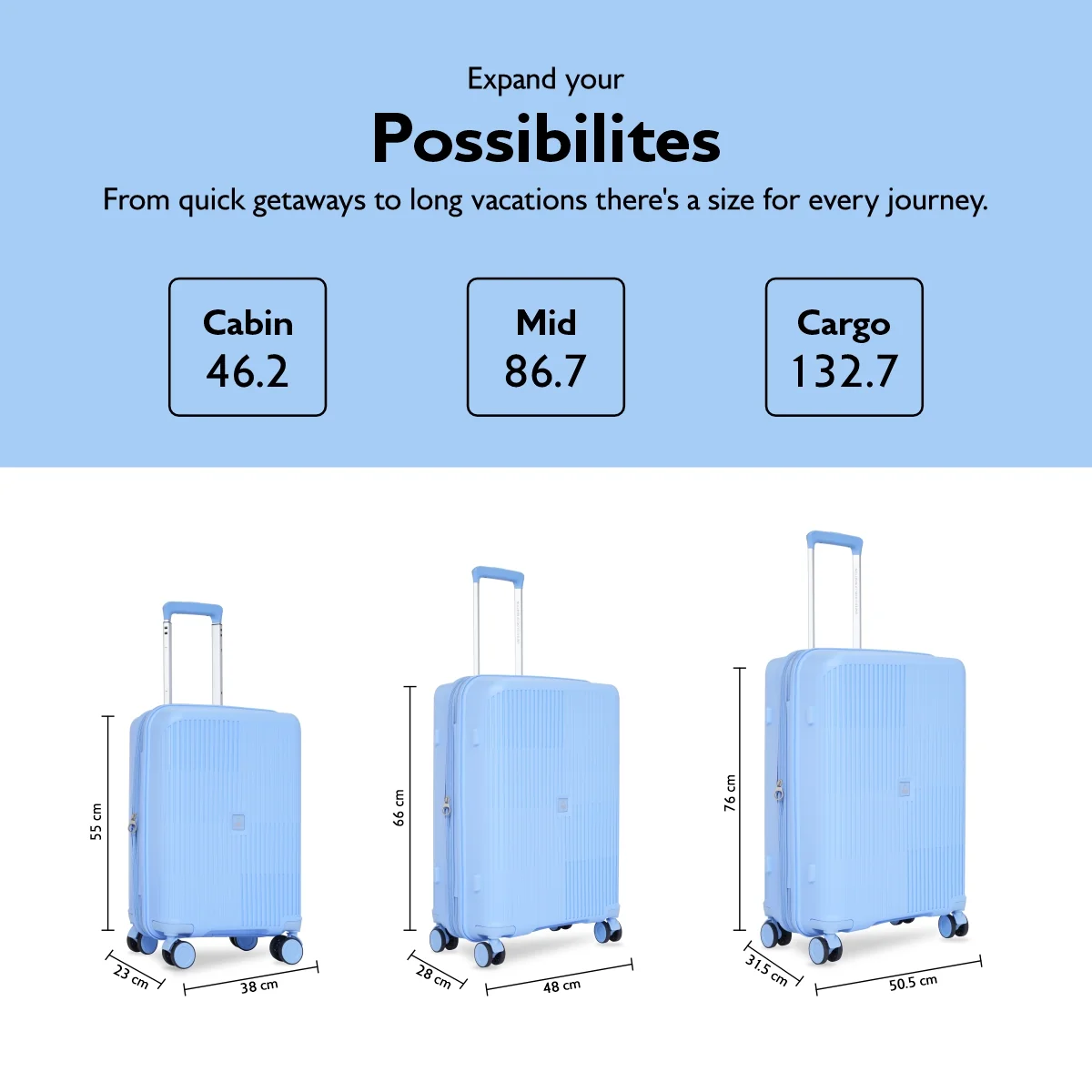 United Colors of Benetton Trex Hard Luggage - Image 7