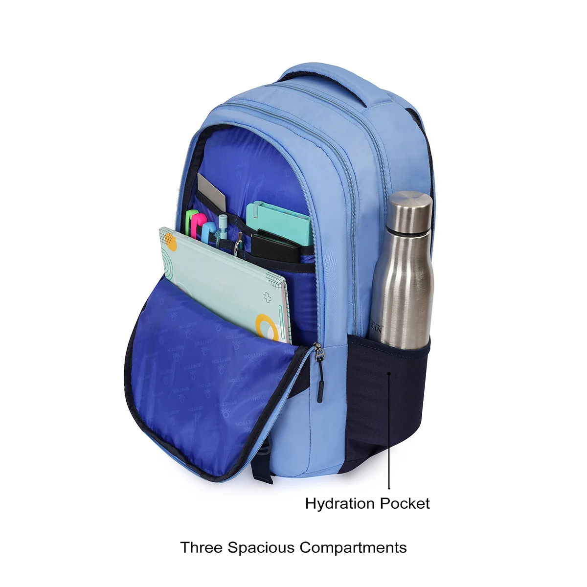 United Colors of Benetton Turf Laptop Backpack - Image 7