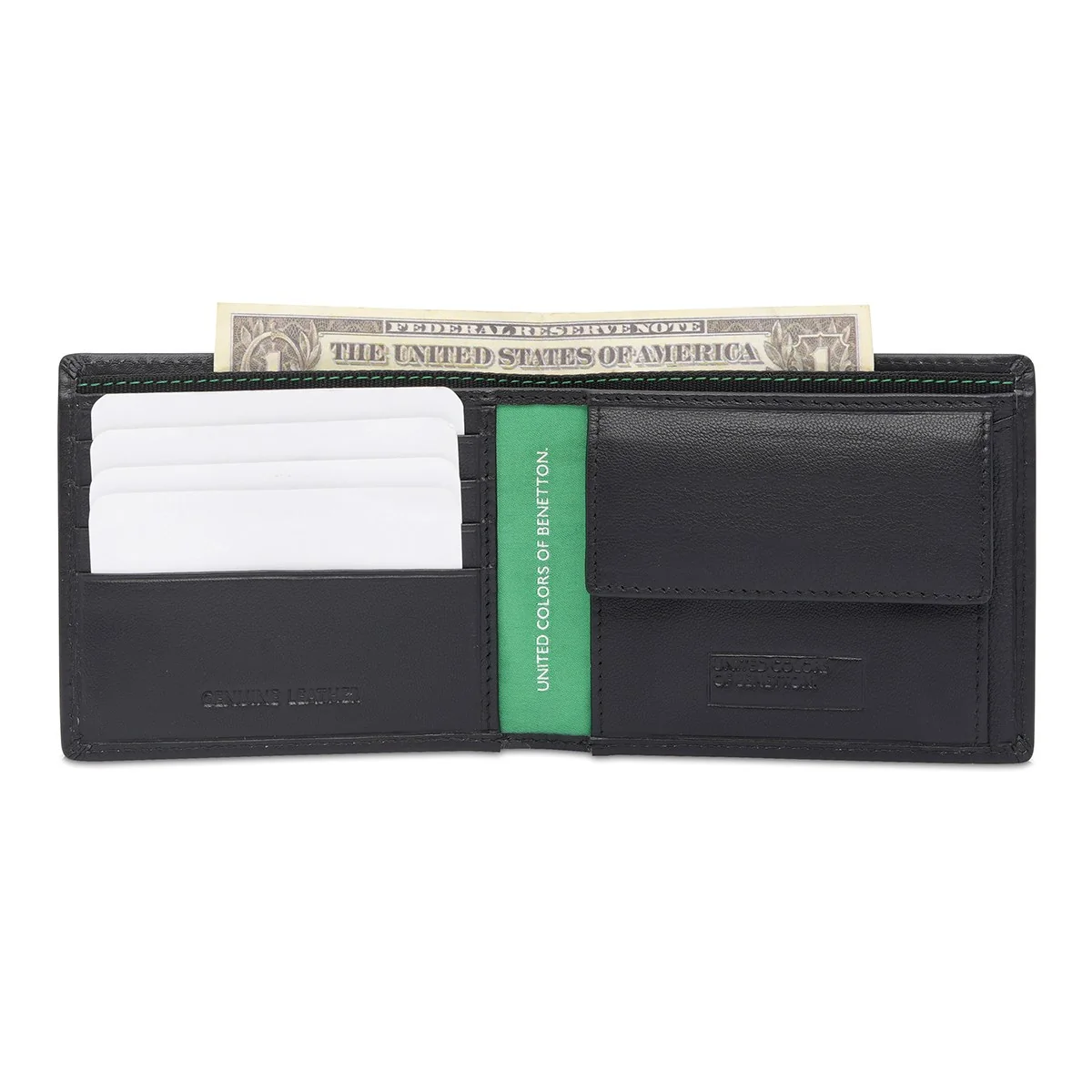 United Colors of Benetton Tuxis Men's Global Coin Wallet - Image 6