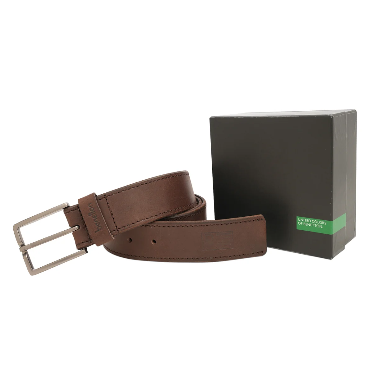 United Colors of Benetton Velmir Men's Non Reversible Belt - Image 7