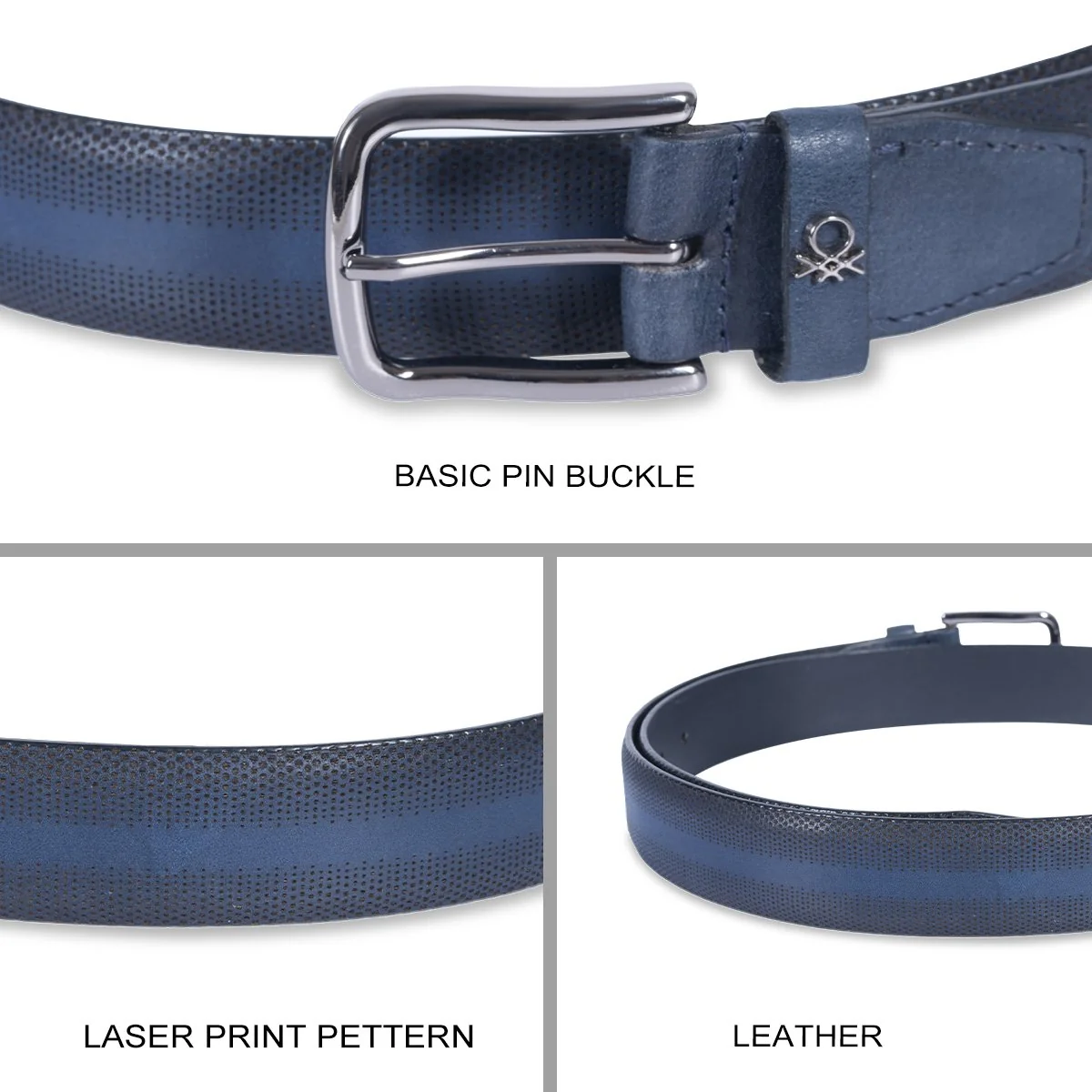 United Colors of Benetton Sloten Men's Non Reversible Belt - Image 4